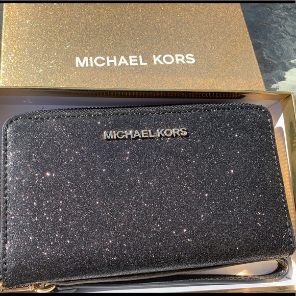 Gaby’sBags👛💕NewINBox Michael Kors Wristlet Glitt - Picture 4 of 8